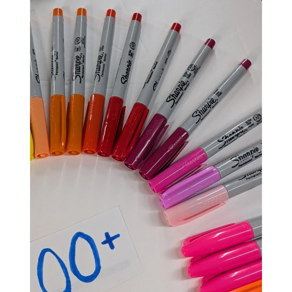 HUGE TESTED SHARPIE LOT🌈Permanent Marker Ultra&Fine Point Metallics Neon Pastel